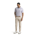 FootJoy Men's Speckle Print Lisle Golf Polo - Dusty Violet/White product image
