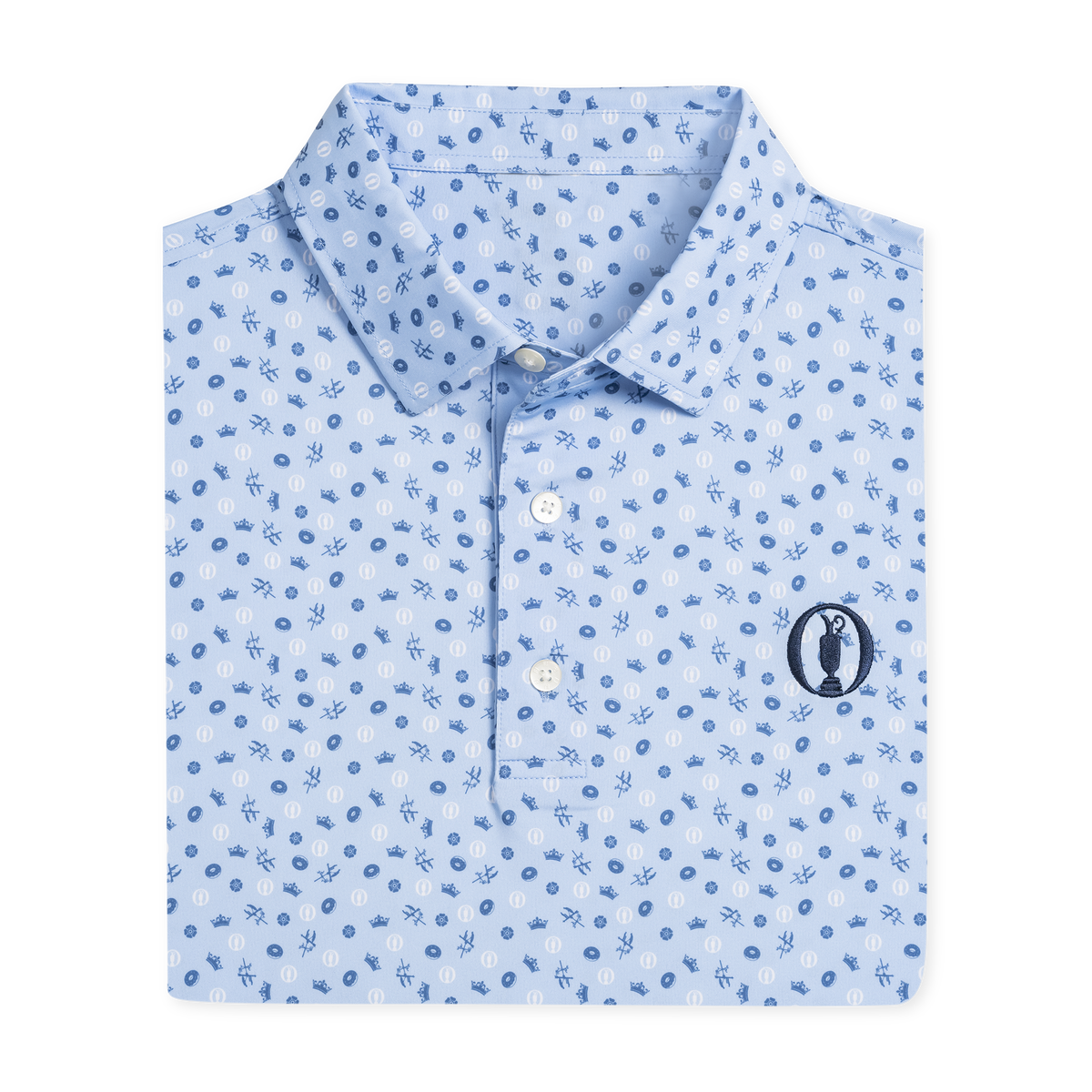 FootJoy Men's 154th Open Championship Ditsy Floral Lisle Golf Polo - White product image
