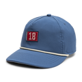 FootJoy Men's 5-Panel 18th Flag Adjustable Cap - Blue product image