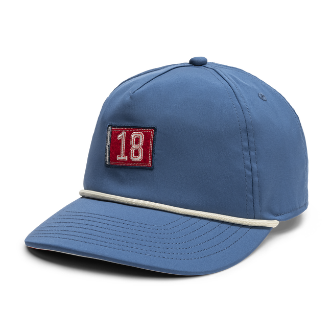 FootJoy Men's 5-Panel 18th Flag Adjustable Cap - Blue product image